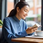 Home 8 인공장기와 생명 유지 장치의 차이점 - **Prompt 1: "The Integrated Life"**
A vibrant, middle-aged woman with a gentle smile, dressed in...