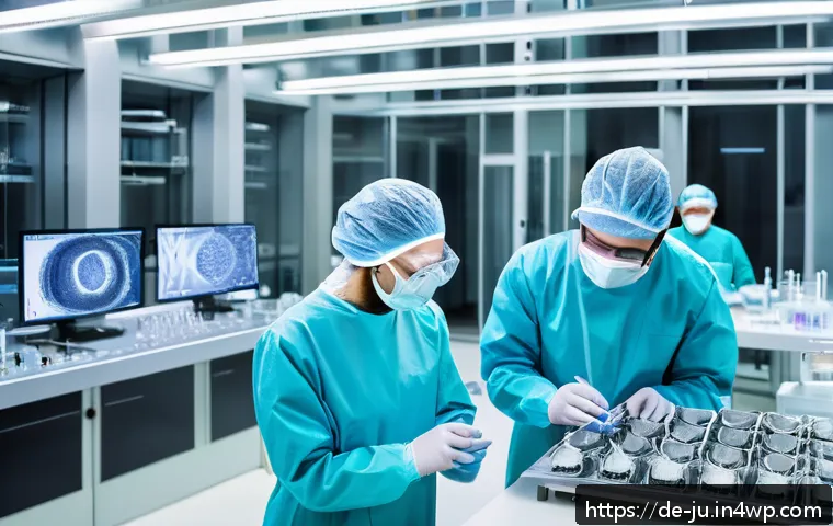 인공장기 개발을 위한 산업 파트너십 - A cutting-edge laboratory scene in Germany showcasing interdisciplinary collaboration among biotechn...